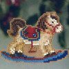 Rocking Horse Beaded Ornament Kit Mill Hill 2013 Winter Holiday