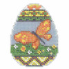 Butterfly Egg Beaded Cross Stitch Kit Mill Hill 2014 Spring Bouquet