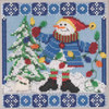 Mr Jack Frost Cross Stitch Kit Mill Hill 2015 Buttons & Beads Winter MH145303