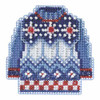 Sweater Weather Beaded Christmas Ornament Kit Mill Hill 2015 Winter Holiday MH185301
