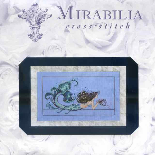Mermaid Undine Kit Cross Stitch Chart Fabric Beads Silk Floss Nora