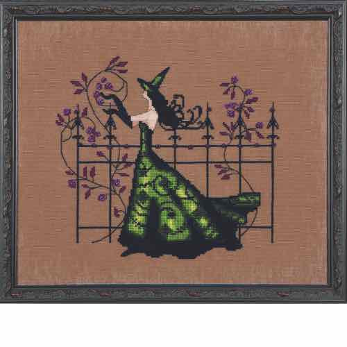 Gwen Kit Cross Stitch Chart Linen Beads Nora Corbett NC220