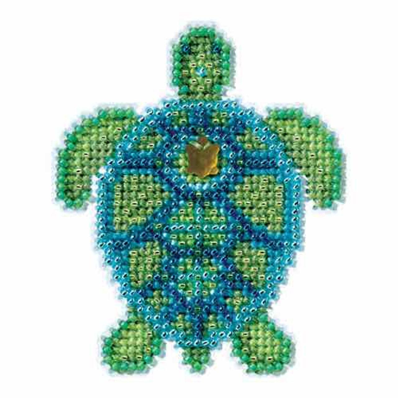 Sea Turtle Bead Cross Stitch Kit Mill Hill 2016 Spring Bouquet MH181611