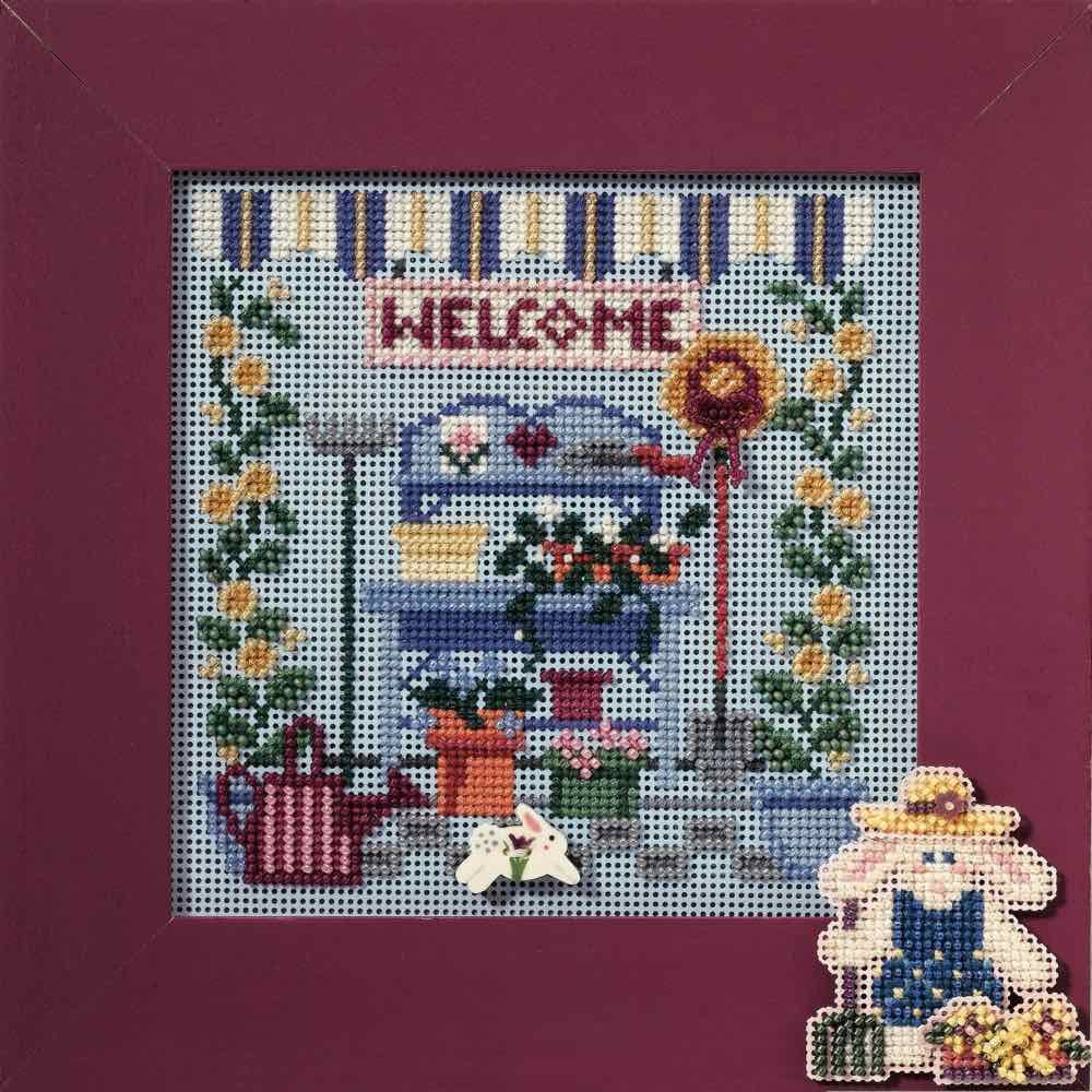 Garden Shed Beaded Cross Stitch Kit Mill Hill 2006 Buttons & Beads
