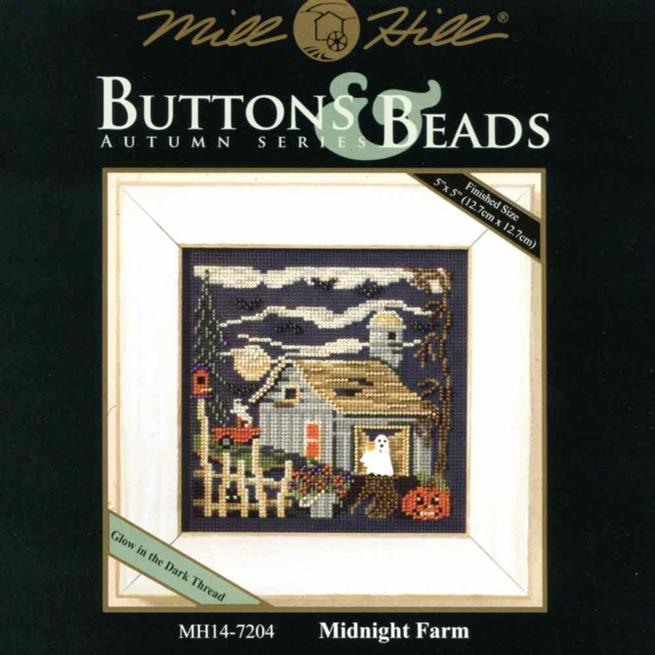 Cross Stitch Chart for Midnight Farm Cross Stitch Kit Mill Hill 2007 Buttons & Beads Autumn MH147204