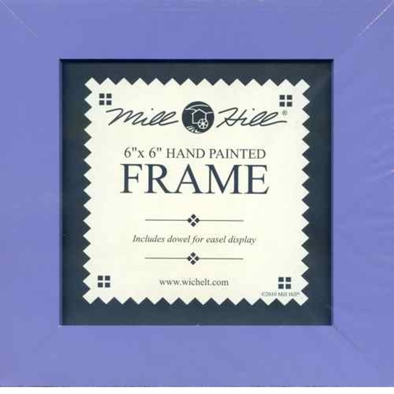Matte Periwinkle Solid Color Mill Hill 6 x 6 Wooden Frame GBFRM8