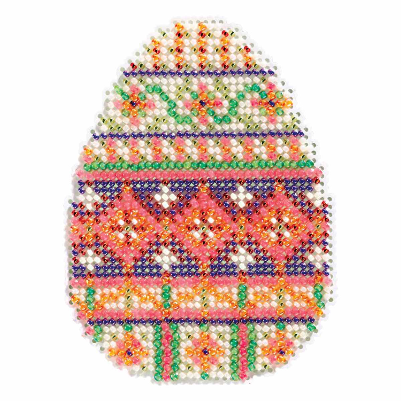 Trellis Egg Bead Cross Stitch Kit Mill Hill 2017 Spring Bouquet MH181715