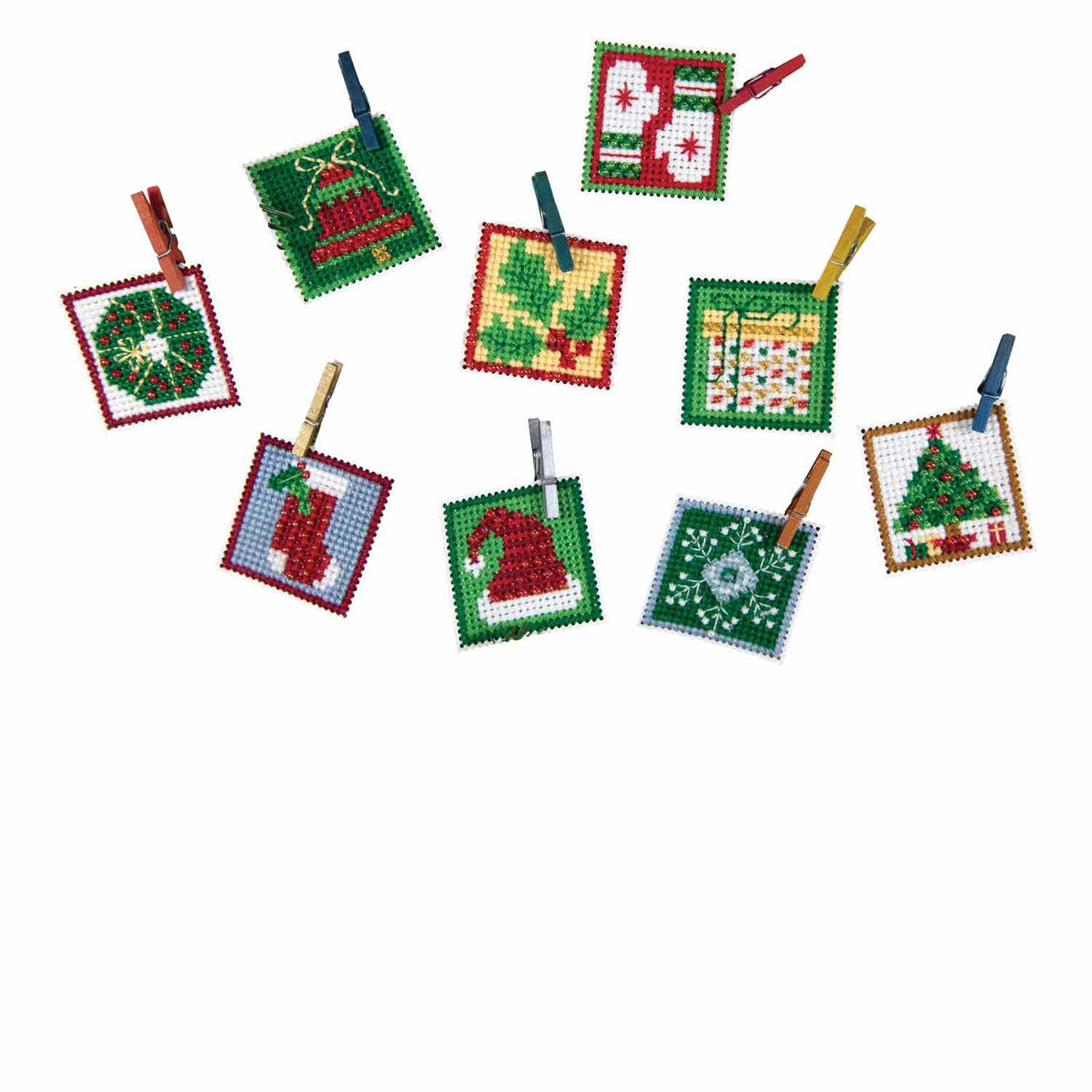 Advent Trilogy Set Two Beaded Cross Stitch Ornaments Kit 2019 Mill Hill MH191912