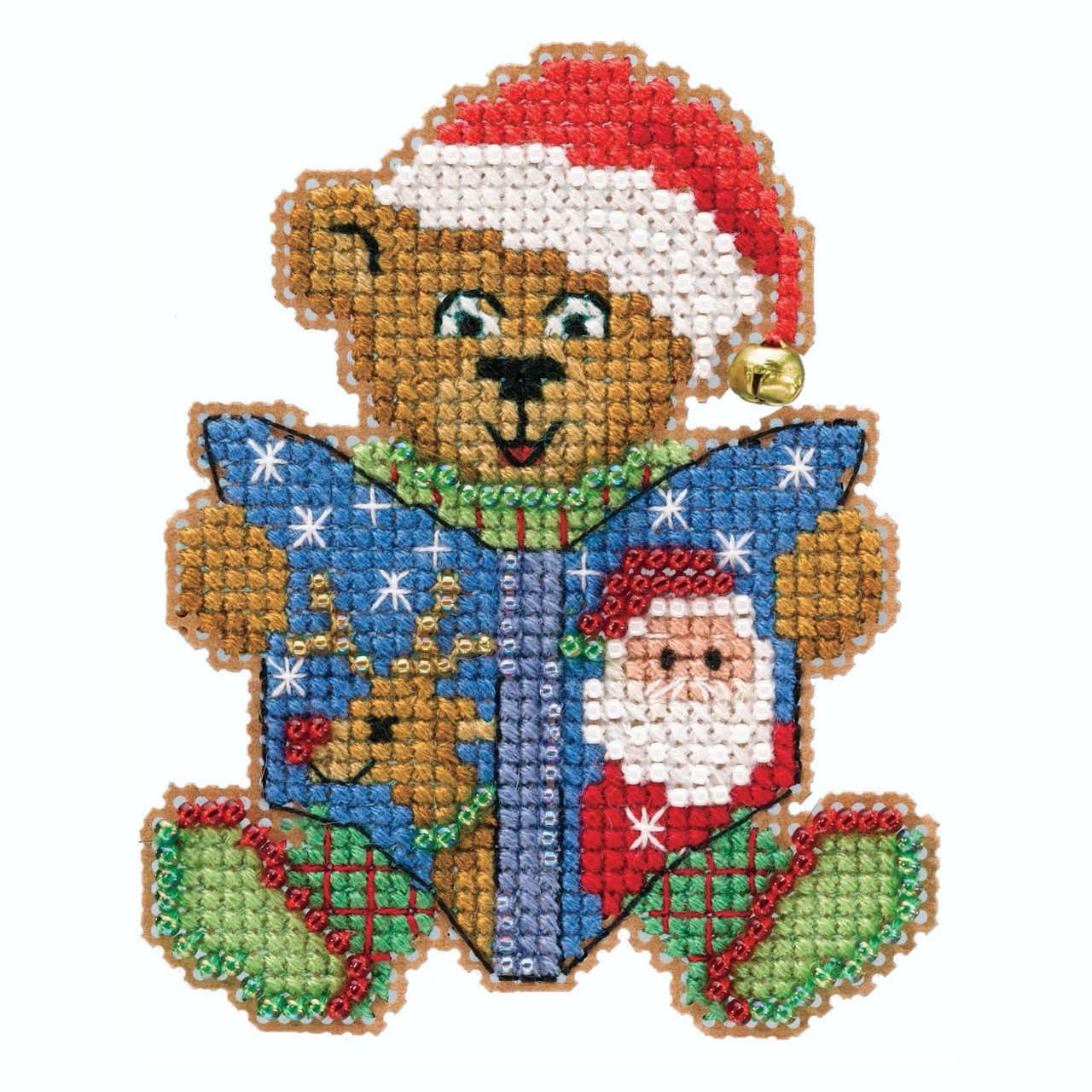 Christmas Eve Cross Stitch Ornament Kit Mill Hill 2020 Winter Holiday  MH182031