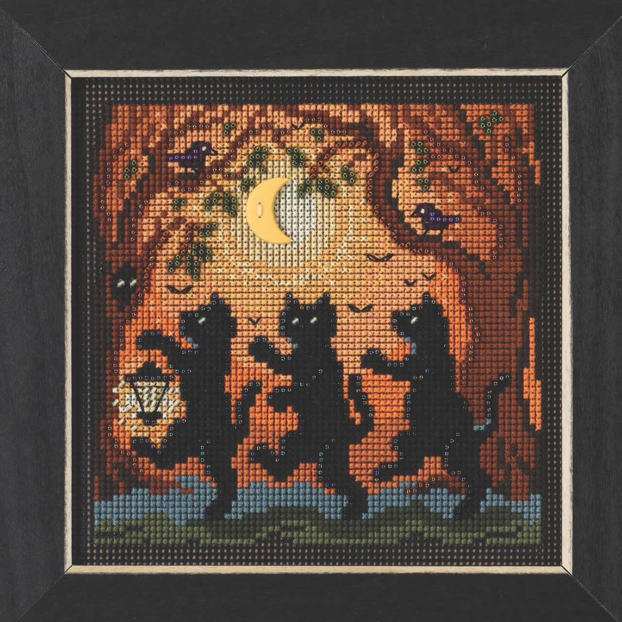 Mill Hill, Beaded Cross Stitch Kit, Into The Woods (Cats), MH142326