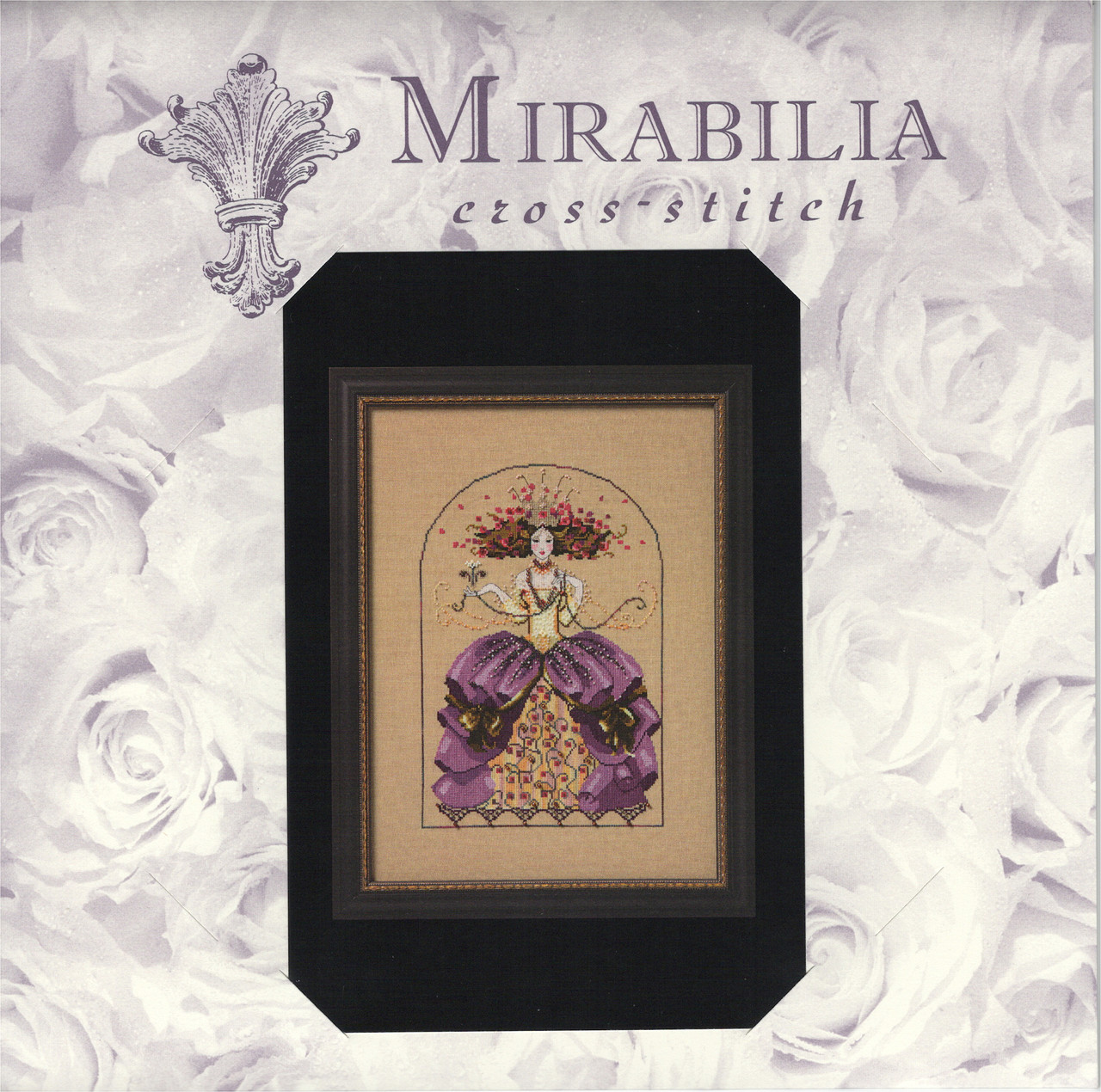The Empress Cross Stitch Kit Chart Beads Silk Floss Mirabilia Nora
