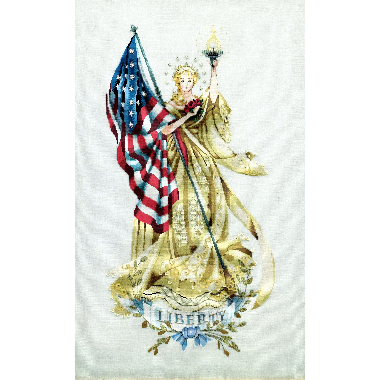 Lady of the Flag Stitched Area Mirabilia