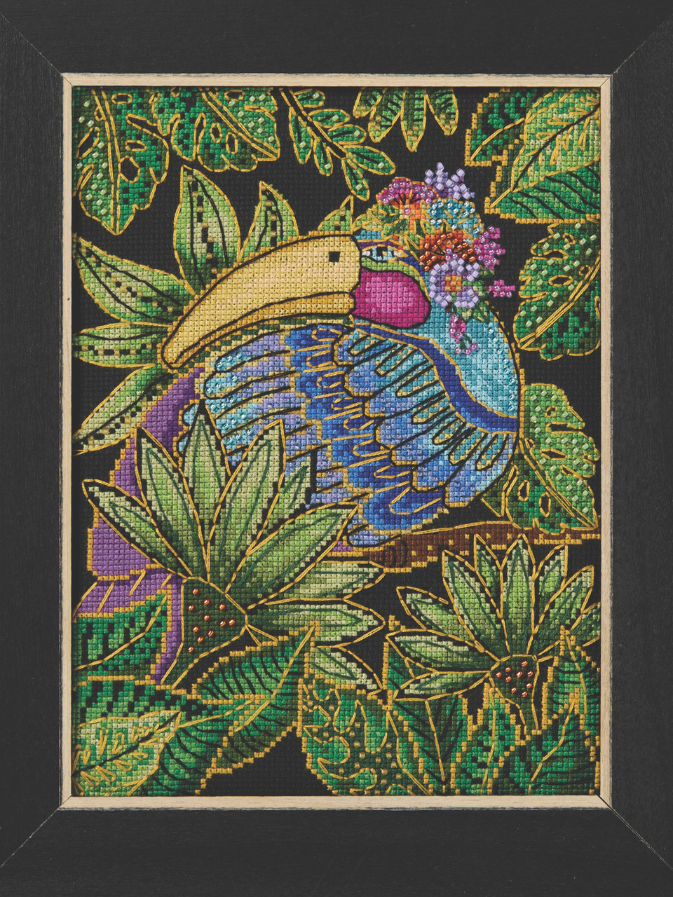 Toucan Cross Stitch Kit Mill Hill 2026 Laurel Burch LB302612