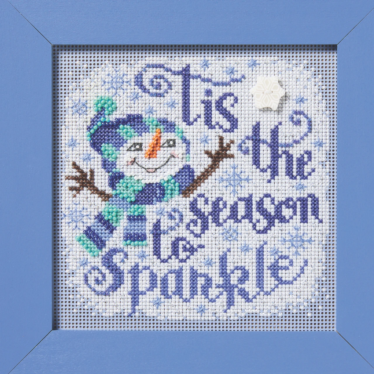 Sparkle Counted Cross Stitch Kit Mill Hill 2026 Buttons & Beads Winter MH142633