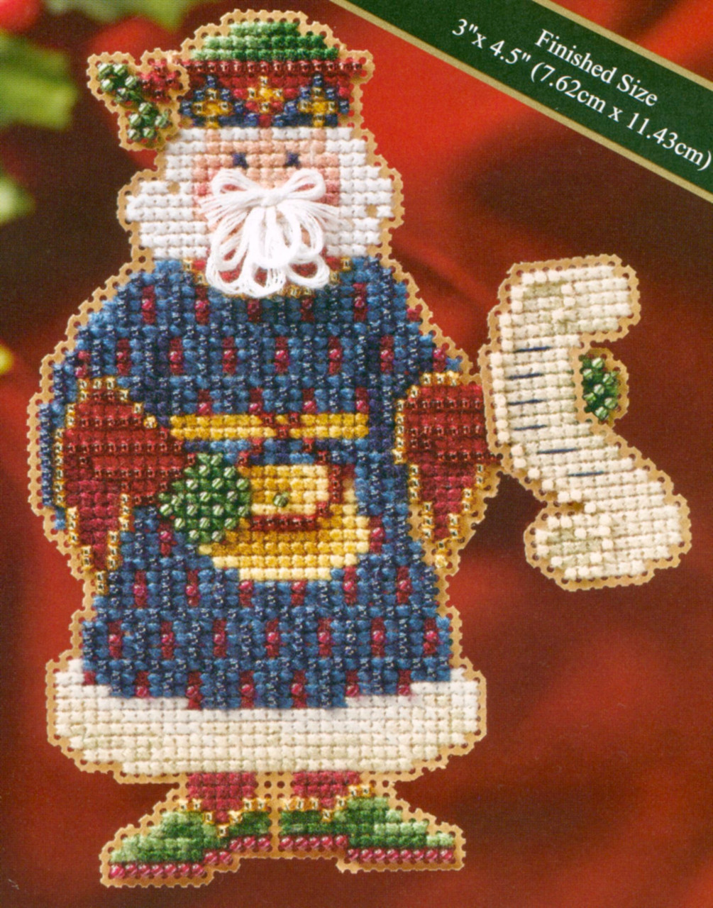 Canterbury Santa Beaded Ornament Kit Mill Hill 2006 Medieval Santas