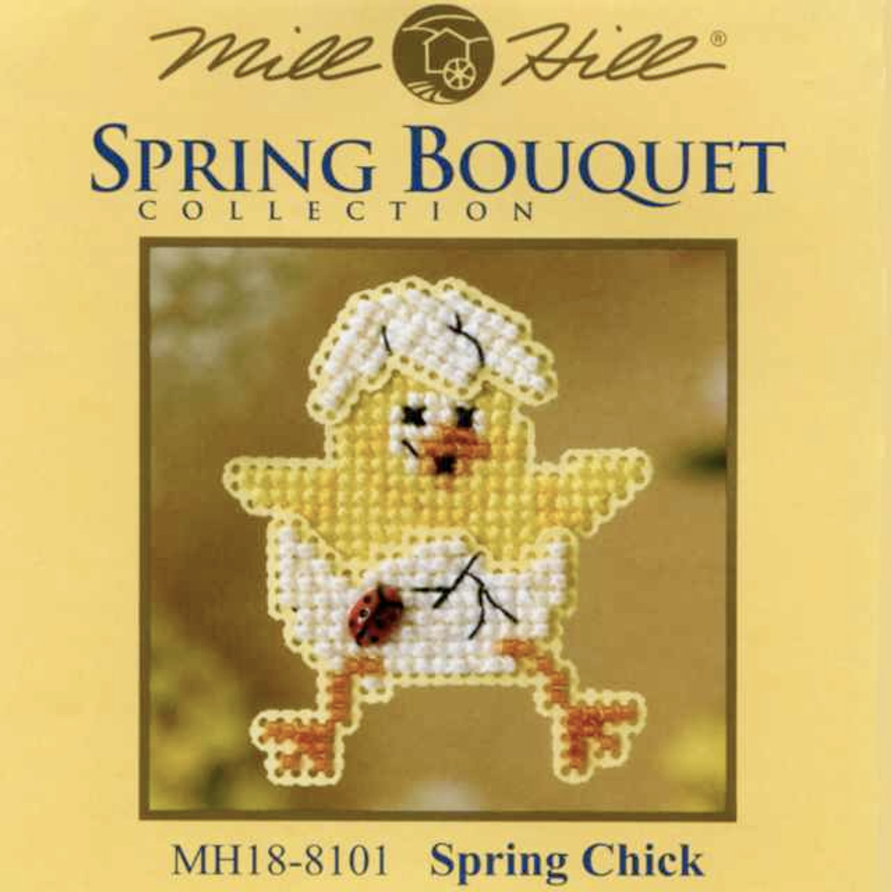 Spring Chick Glass Bead Ornament Kit Mill Hill 2008 Spring Bouquet