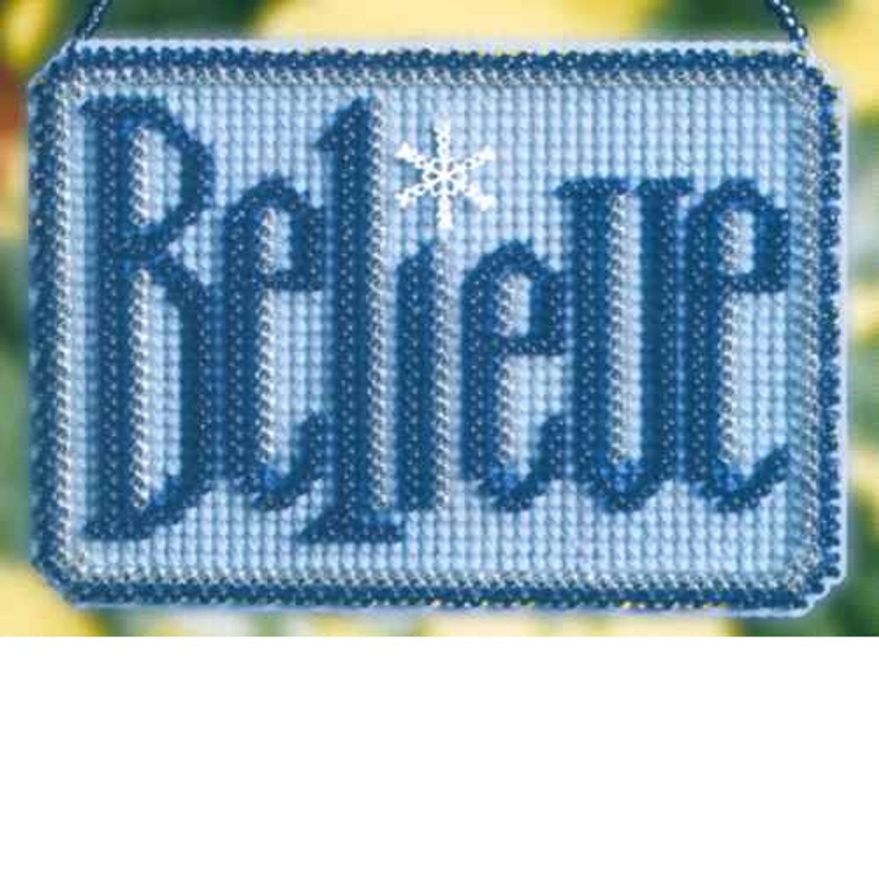 Believe 2008 Bead Holiday Ornament Kit Mill Hill 2008 Winter Greetings
