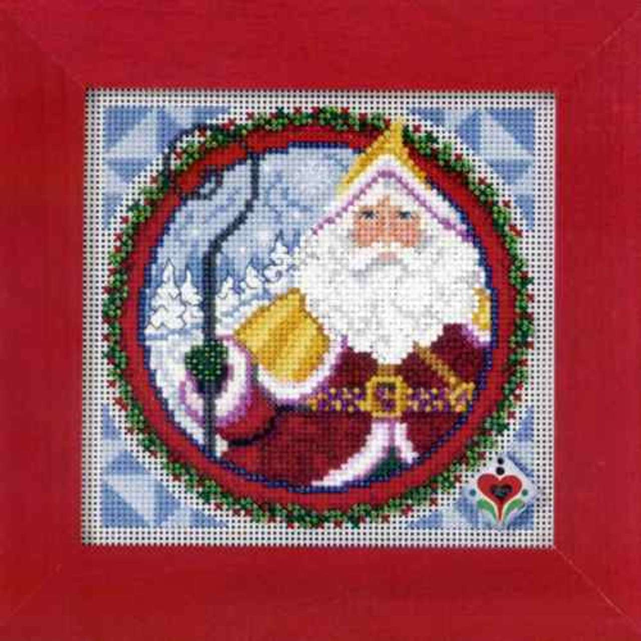 Saint Nicholas 2009 Cross Stitch Kit Mill Hill 2009 Jim Shore Santas