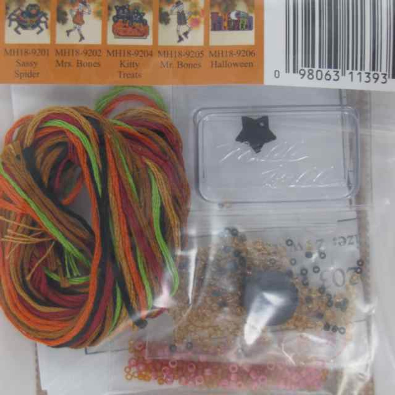 Caramel Apple Halloween Beaded Kit Mill Hill 2009 Autumn Harvest