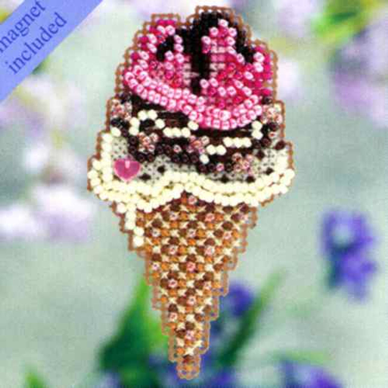 Triple Scoop Bead Ornament Kit Mill Hill 2011 Spring Bouquet