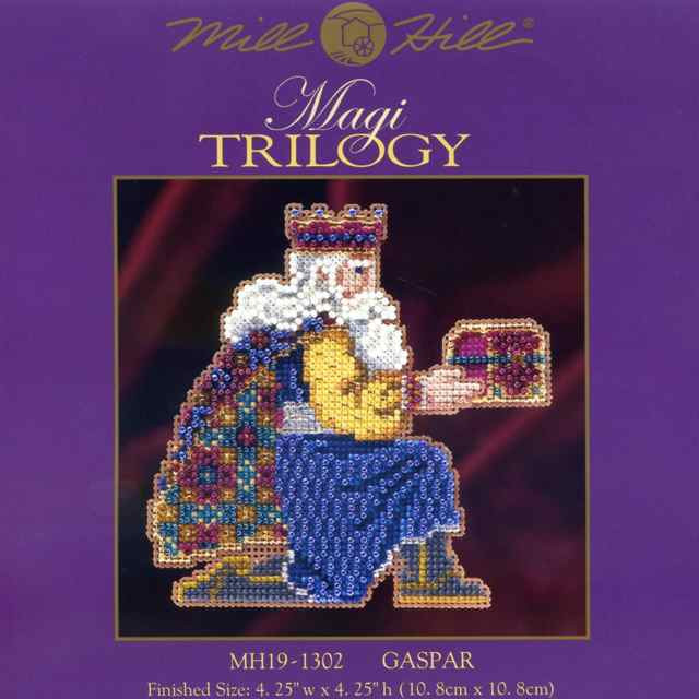 Mill Hill Balthasar Christmas Cross Stitch Kit – 2011 Magi Trilogy Ornament MH191301