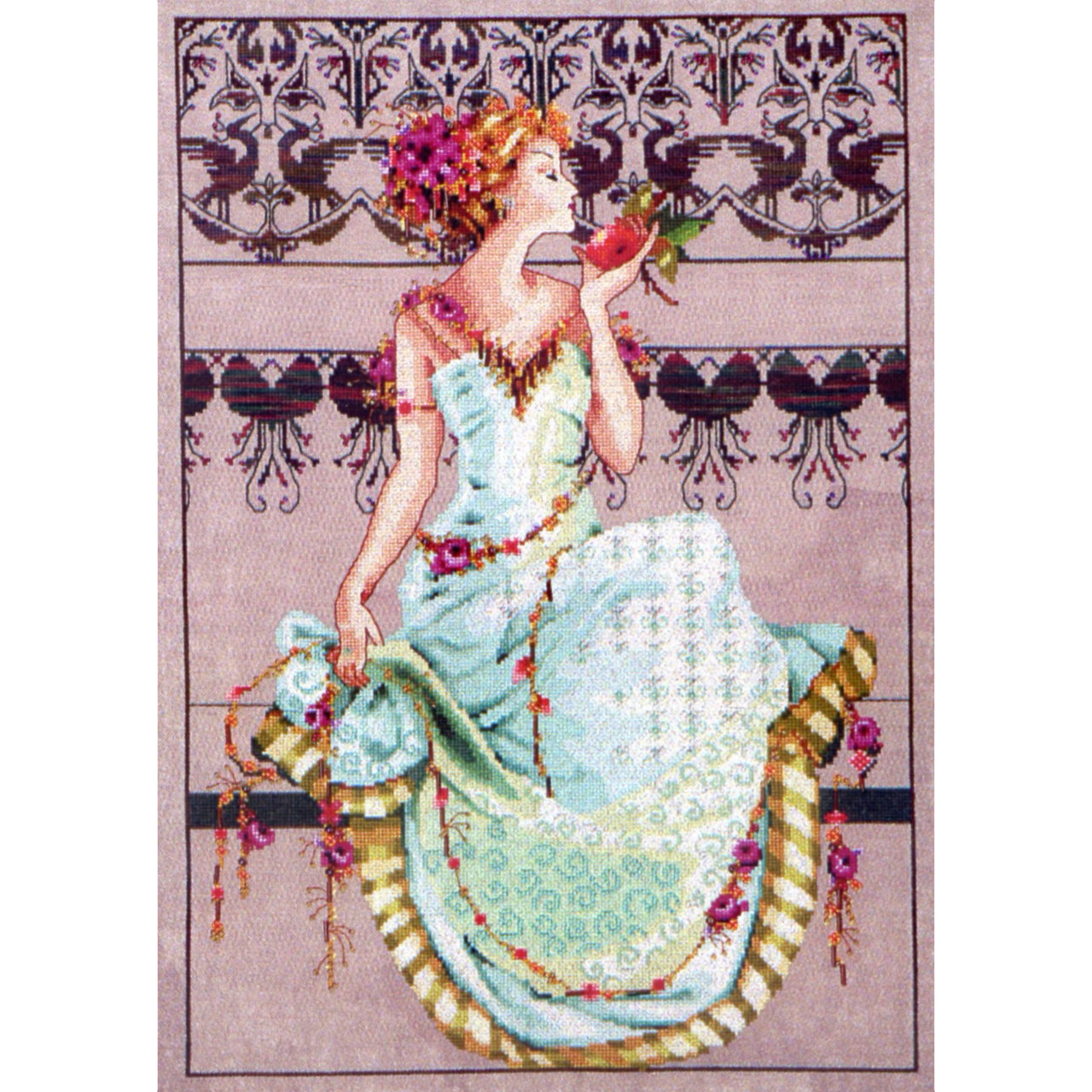 Persephone Kit Cross Stitch Chart Beads Silk Floss Mirabilia MD127