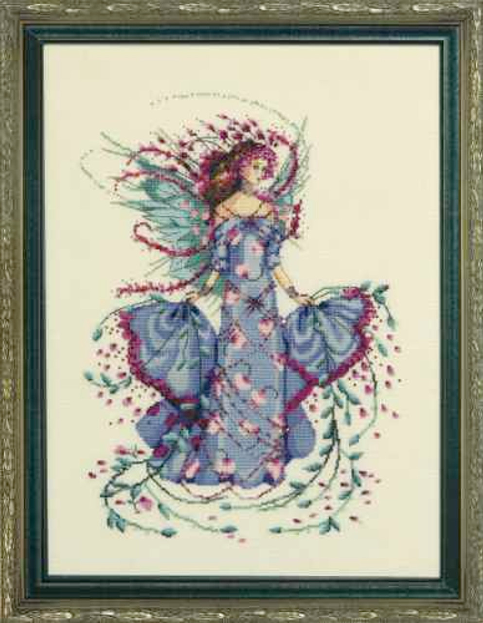 October Opal Fairy Kit Cross Stitch Chart Beads Braid Mirabilia MD132