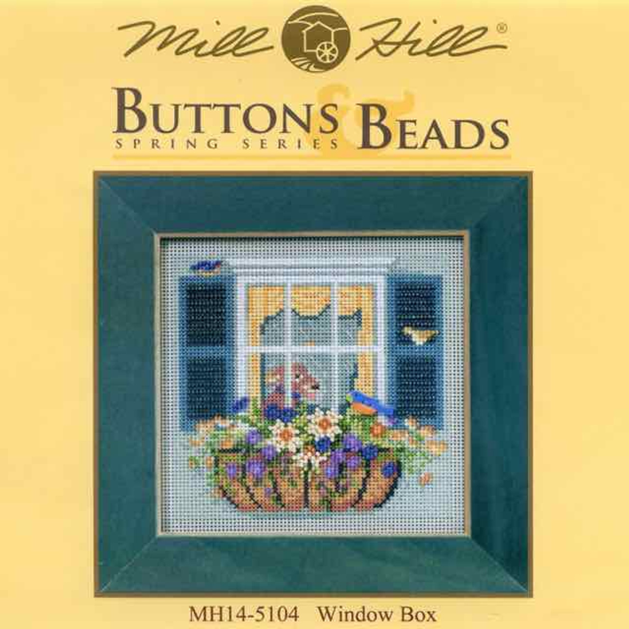 Mill Hill Window Box Cross Stitch Kit Buttons & Beads MH145104