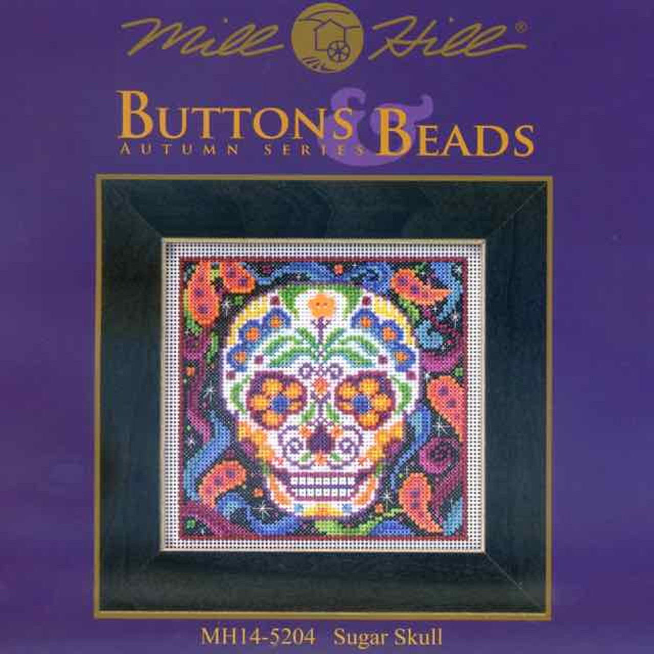 Sugar Skull Beaded Kit Mill Hill 2015 Buttons & Beads Autumn MH145204