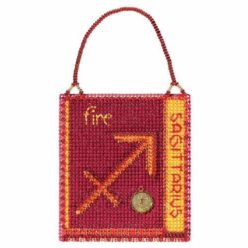 Sagittarius Cross Stitch Kit Mill Hill 2018 Zodiac Ornaments MH161823