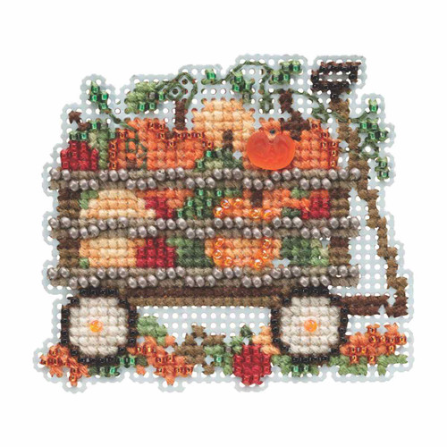 Apple Harvest Beaded Cross Stitch Kit Mill Hill 2022 Autumn Harvest MH182226
