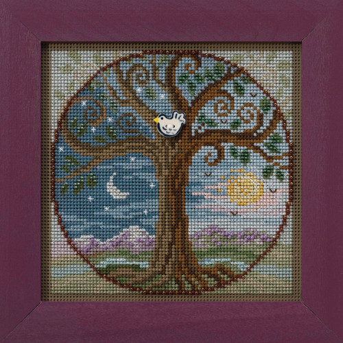 Tree of Life Cross Stitch Kit Mill Hill 2020 Buttons & Beads Autumn MH142023