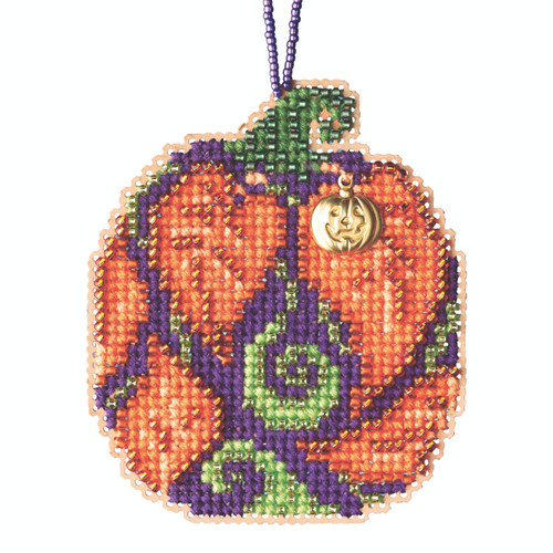 Mill Hill Counted Cross Stitch Ornament Kit - Autumn Pumpkin