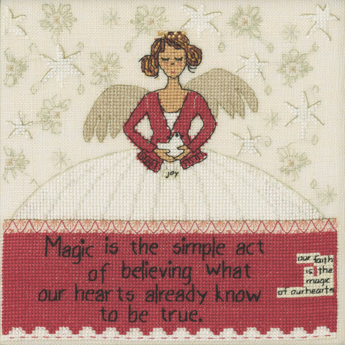 Living the Questions Beaded Cross Stitch Kit Curly Girl 2022 Mill Hill  CG302212