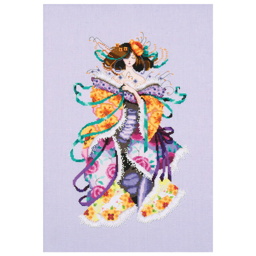 Blossom Kit Cross Stitch Chart Beads MD180 Mirabilia Nora Corbett