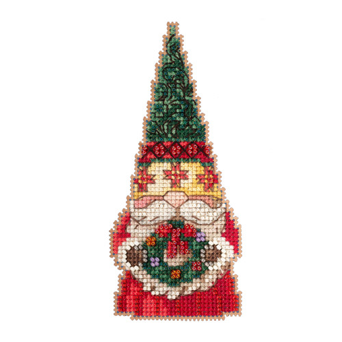 Wonderland ~ Green Christmas Ball Cross Stitch Ornament Kit FLW-007