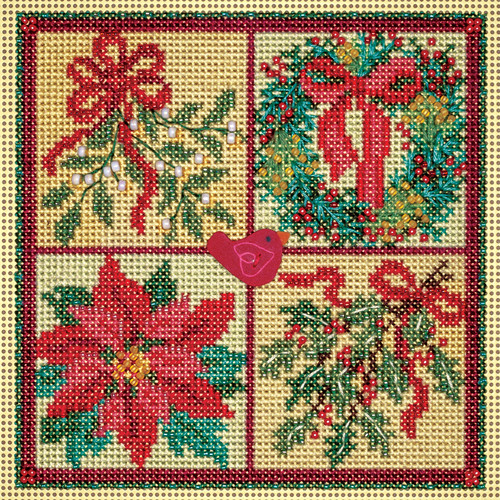 Mill Hill Counted Cross Stitch Ornament Kit 2.75X2.5-Sunday  Night-Perforated Paper 