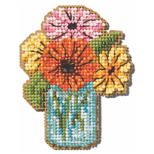 Mill Hill Beaded Cross Stitch Kits Spring Bouquet Series