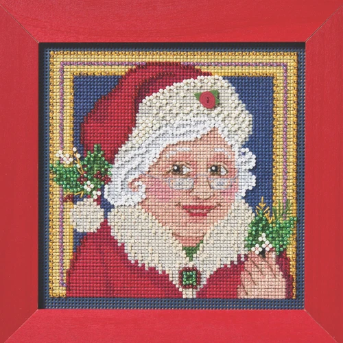 Mrs Claus Counted Cross Stitch Kit Mill Hill 2026 Buttons & Beads Winter MH142631