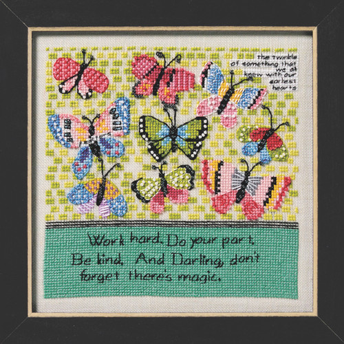 Mill Hill Beaded Cross Stitch Kits with Butterfly, Dragonfly, and
