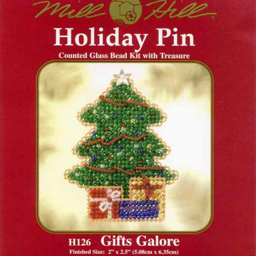 Gifts Galore Bead Christmas Ornament Kit Mill Hill 2005 Winter Holiday