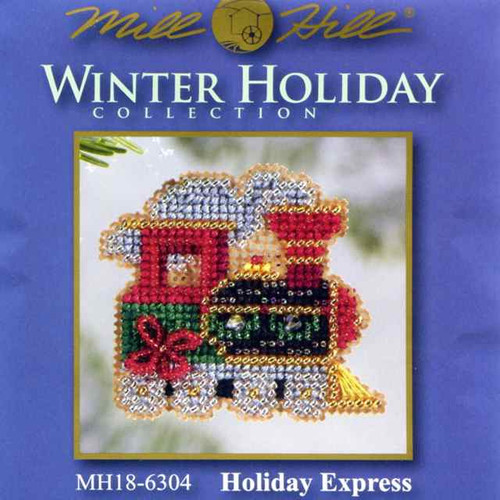 Holiday Express Bead Ornament Kit Mill Hill 2006 Winter Holiday