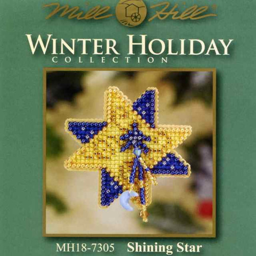Shining Star Bead Christmas Ornament Kit Mill Hill 2007 Winter Holiday