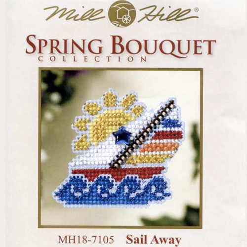 Sail Away Beaded Cross Stitch Kit Mill Hill 2007 Spring Bouquet