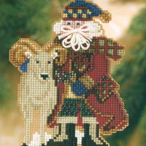 Teton Santa Beaded Holiday Kit Mill Hill 2008 Rocky Mountain Santas