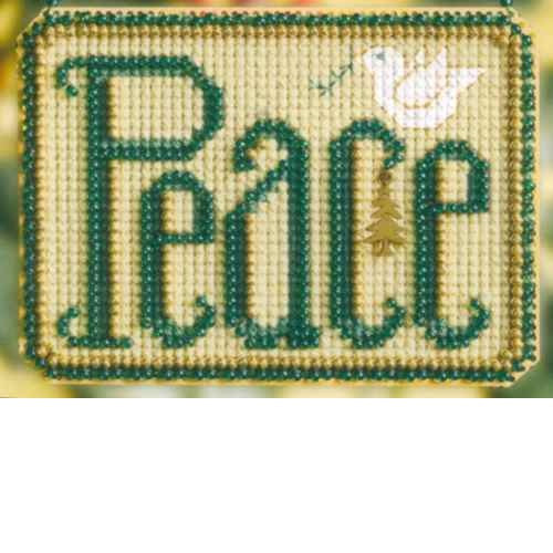 Holli Elf Beaded Counted Cross Stitch Ornament Kit