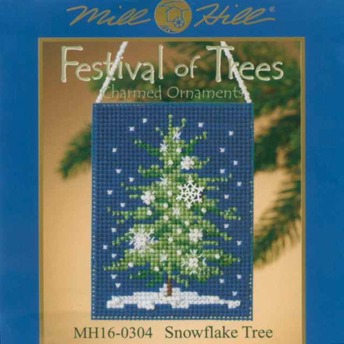 Jingle Bell Trio Cross Stitch Ornament Kit Mill Hill 2019 Winter Holiday  MH181933 