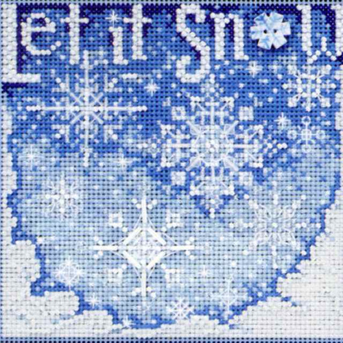 Snowfall Cross Stitch Kit Mill Hill 2010 Buttons & Beads Winter