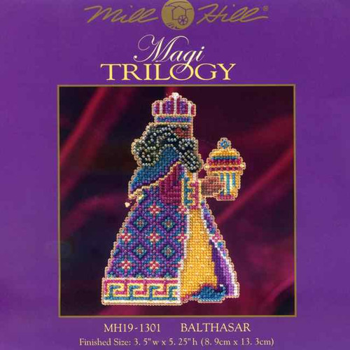 Balthasar Bead Christmas Cross Stitch Kit Mill Hill 2011 Magi Trilogy