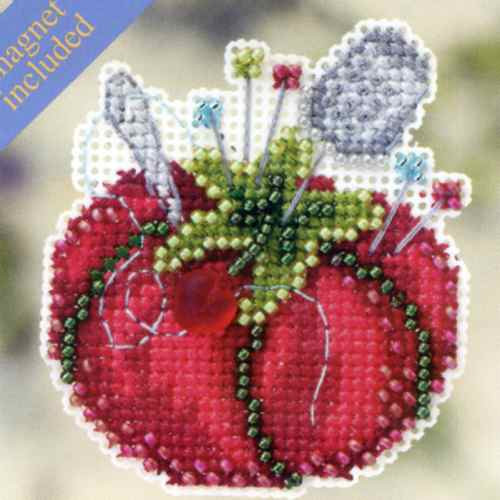 Tomato Pincushion Bead Cross Stitch Kit Mill Hill 2012 Spring Bouquet